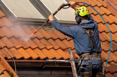 Démoussage et hydrofuge de toiture à Lombers